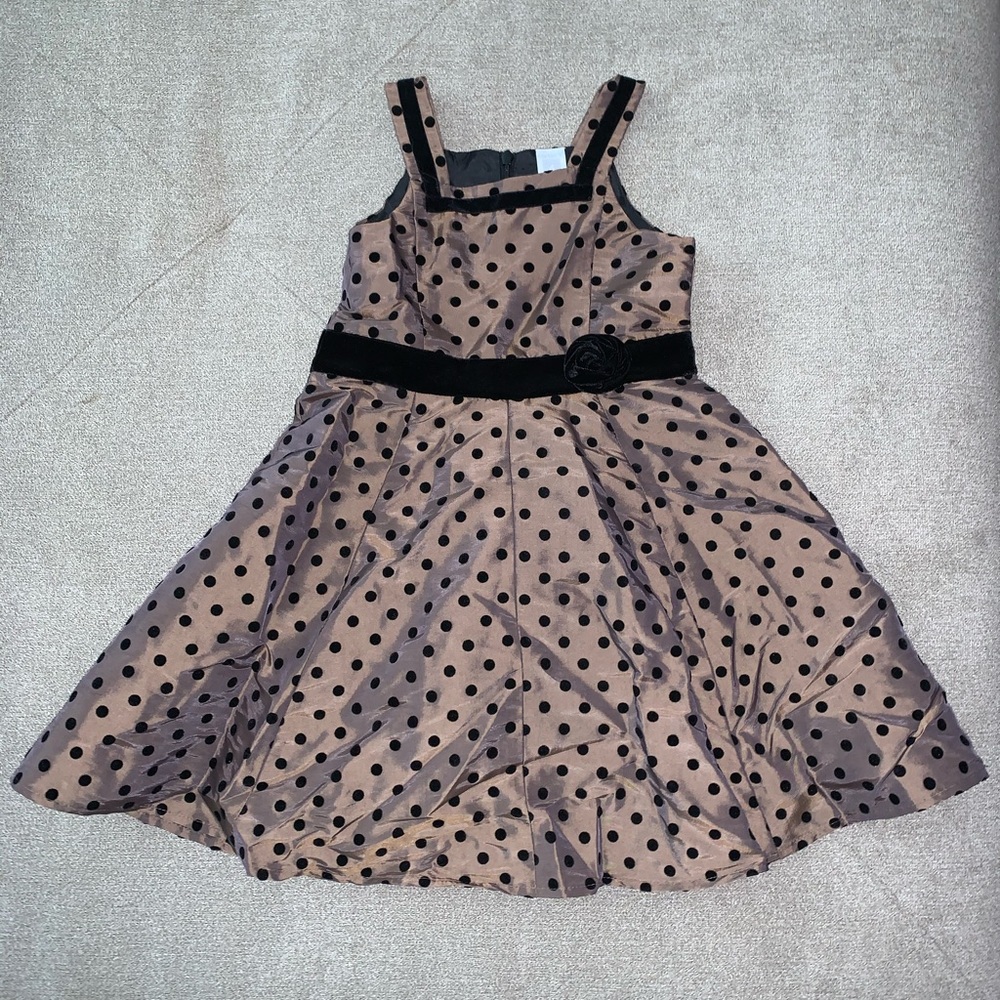 Size 4 Girl’s Dress - Brown & Black